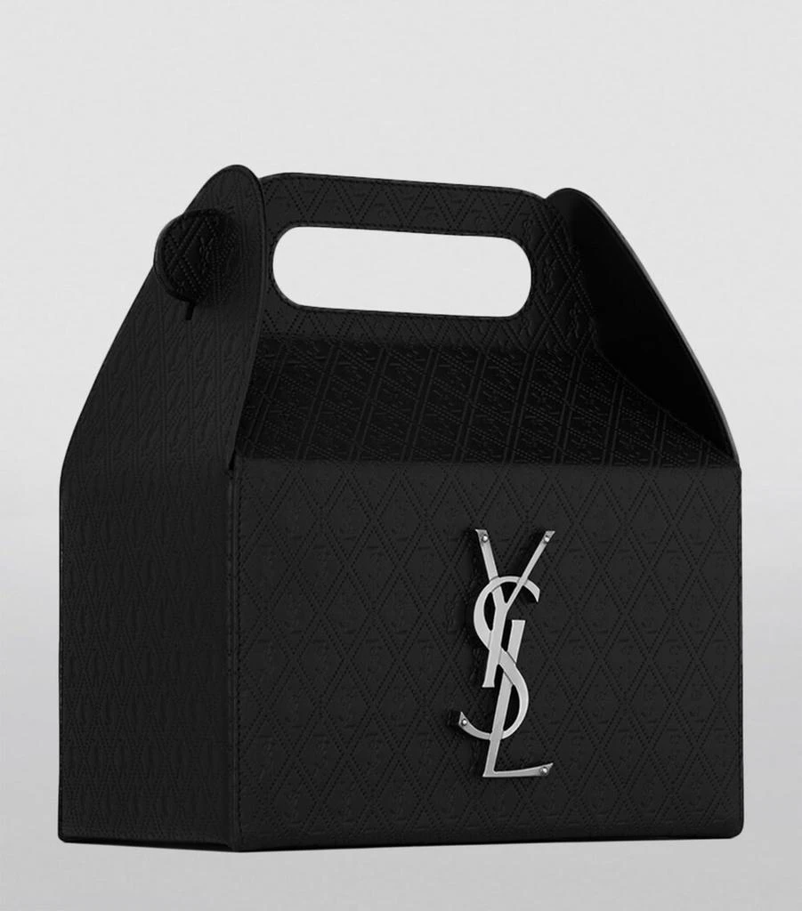 Yves Saint Laurent Embossed Take-Away Box Bag 2
