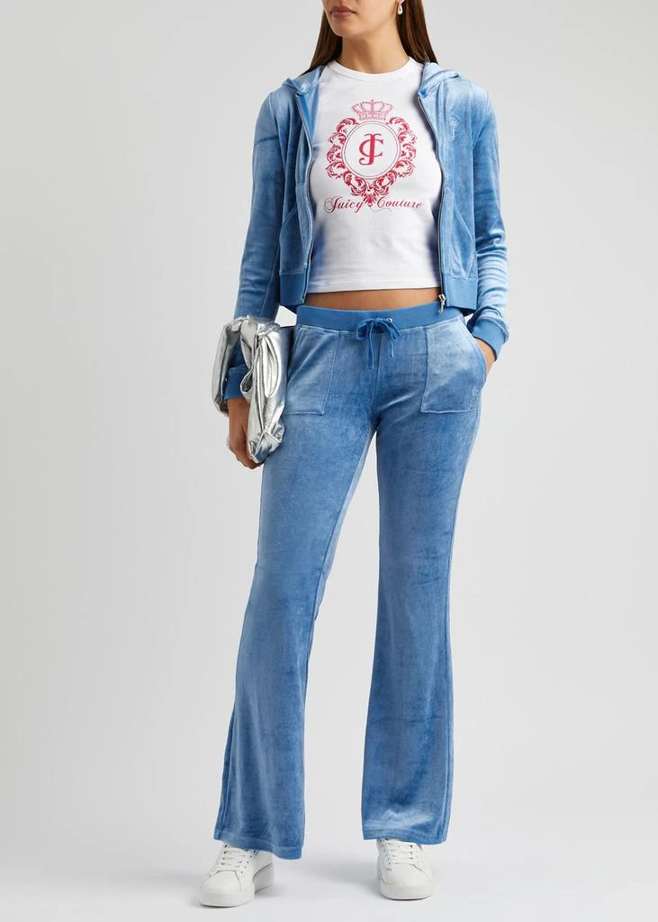Juicy Couture Caisa logo velour sweatpants  4