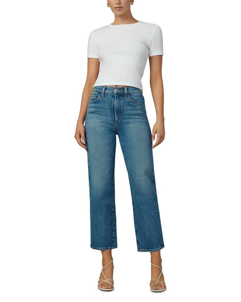 Joe's Jeans The Margot High Rise Crop Straight Leg Jeans in Metaphor 7