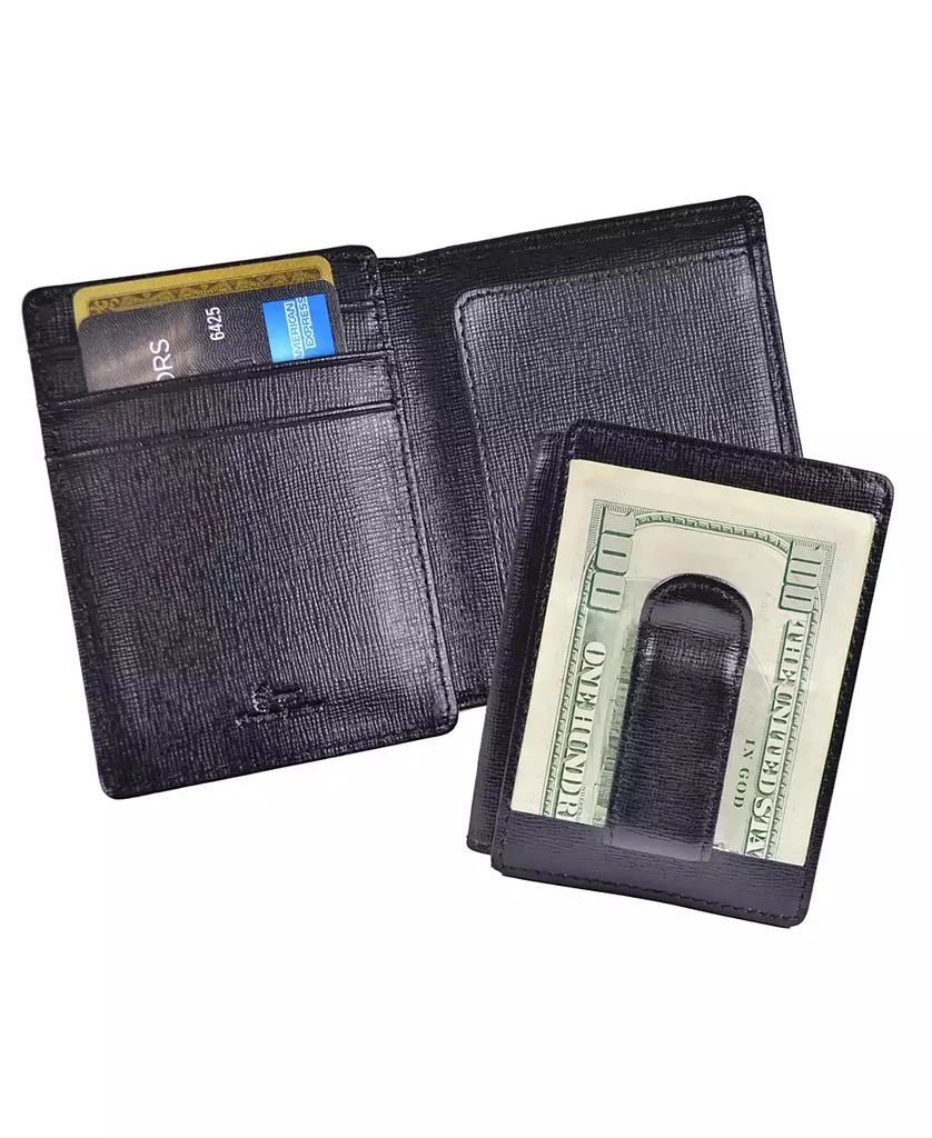 ROYCE New York Men's Saffiano Money Clip Wallet 1
