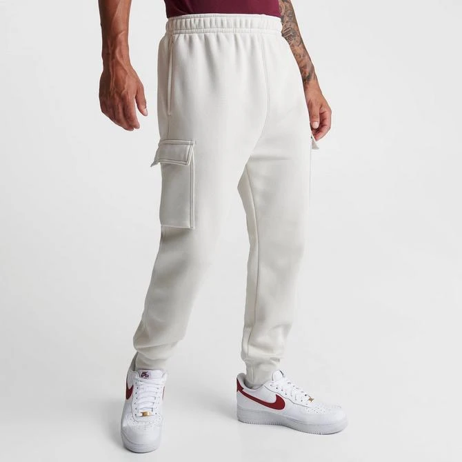 NIKE Men's Nike Sportswear Club Fleece Cargo Jogger Pants 5