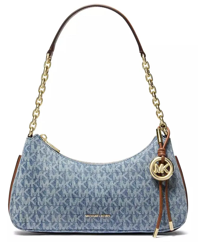 Michael Kors Nolita Chain Small Top Zip Slim Shoulder Pochette Bag