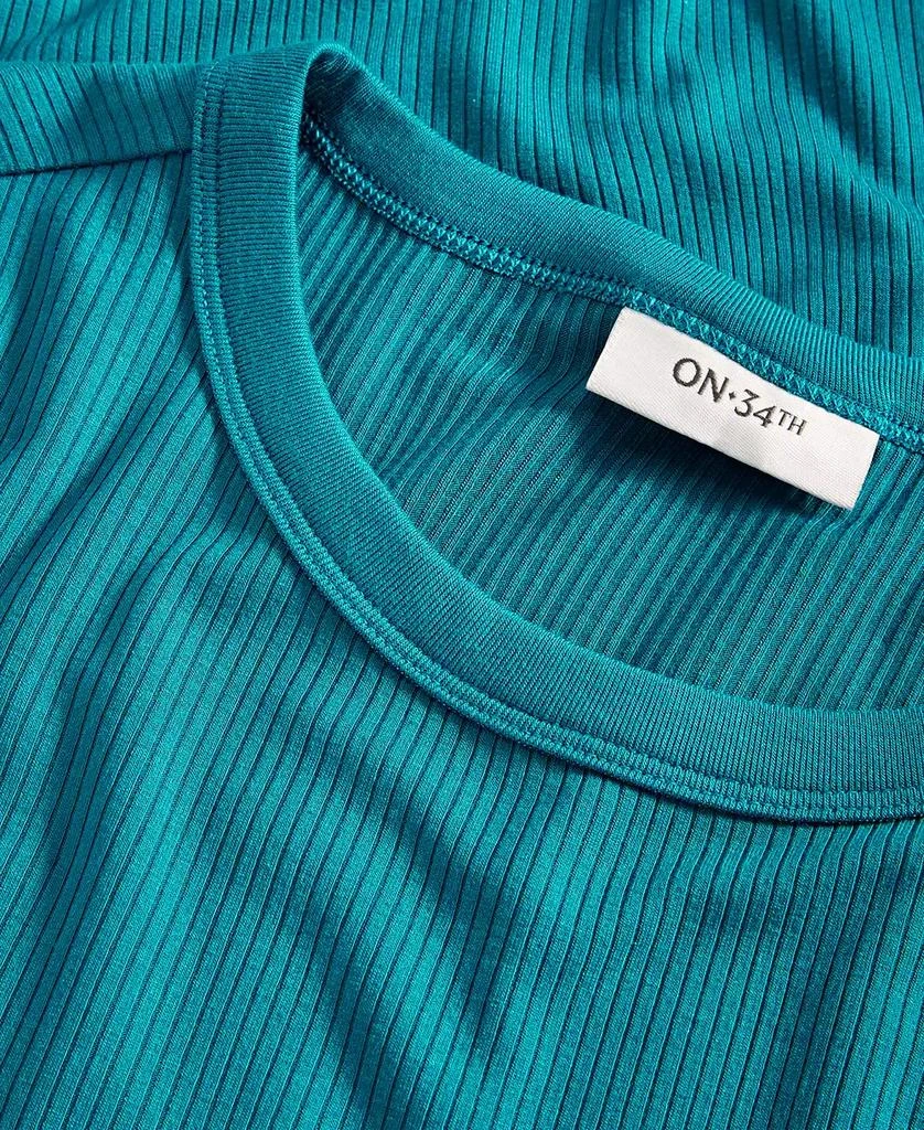 On 34th Women’s Ribbed T-Shirt, Created for Macy’s 5