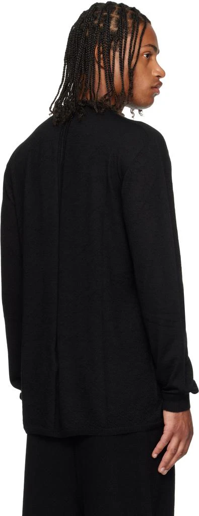 Rick Owens Black Concordians Oversized Level Sweater 3