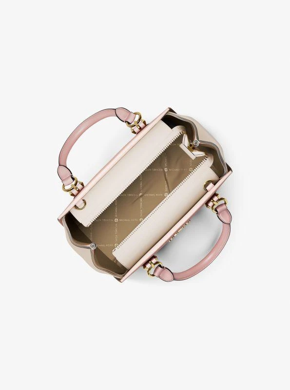 Michael Kors Marilyn Small Color-Block Saffiano Leather Messenger Bag 2