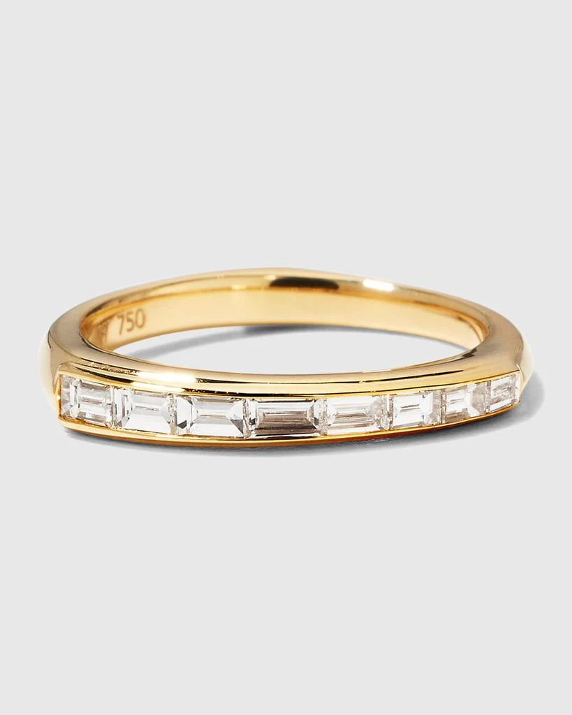 Stephen Webster Baguette Slimline Stack Ring with Diamonds 1