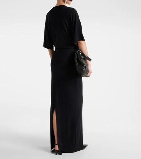 elastic top maxi dress Hand-Dyed Oversized Maxi Dress | Elastic Top 3-in-1 Styling