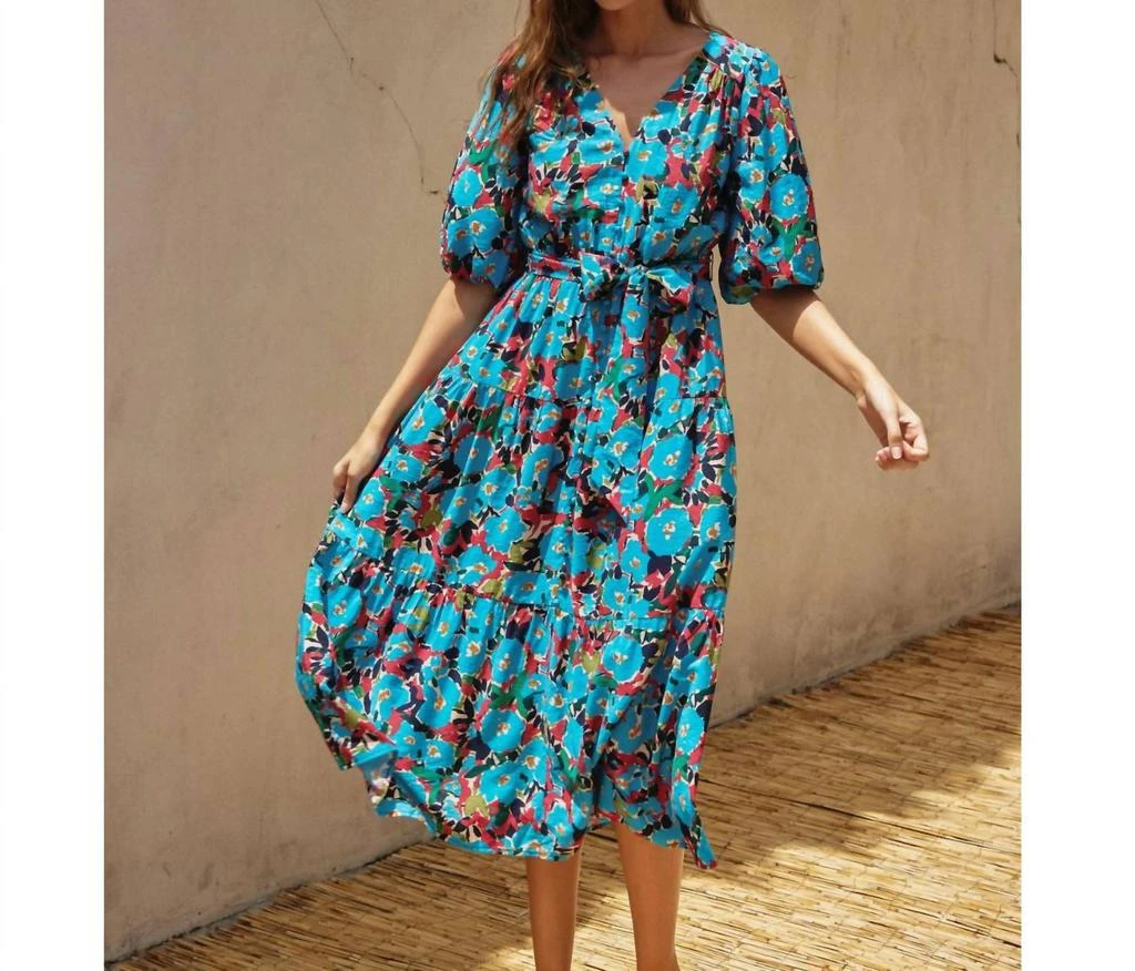 Dress Forum Dress Forum - Sky Balloon Sleeve Dress 1