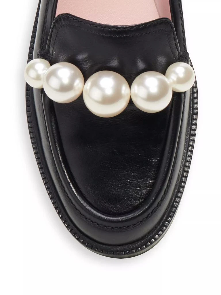 Kate Spade Posh Faux-Pearl Leather Loafers 3