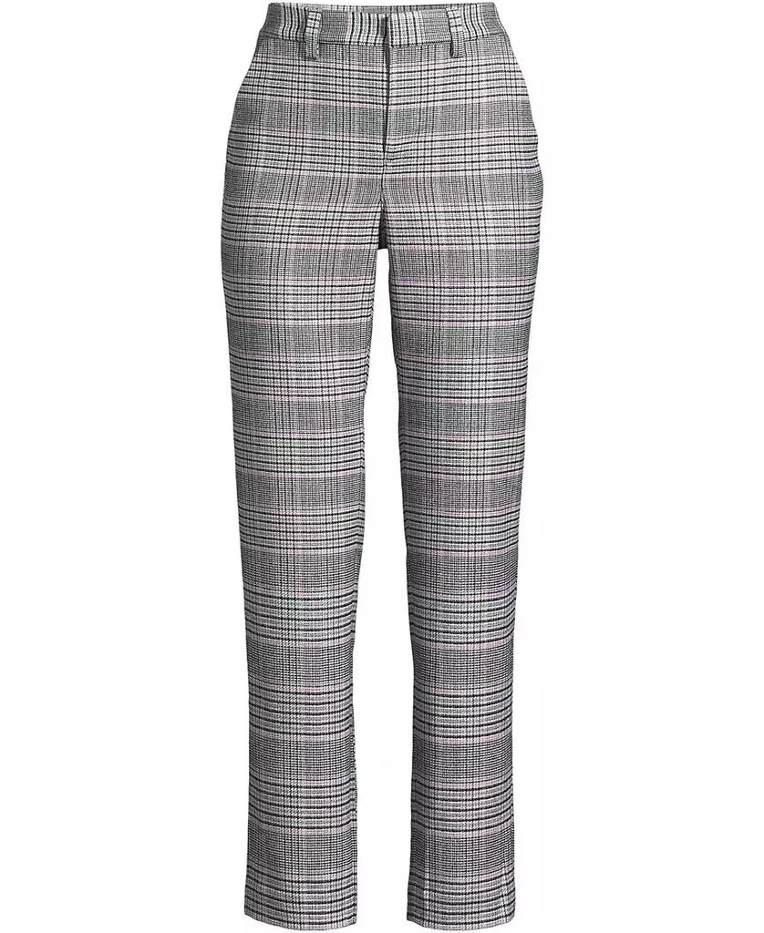 Lands
 End Women
s High Rise Brushed Flannel Tapered Ankle Pants 3