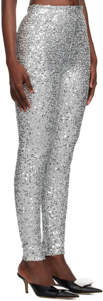We11done Silver Sequins Leggings 2