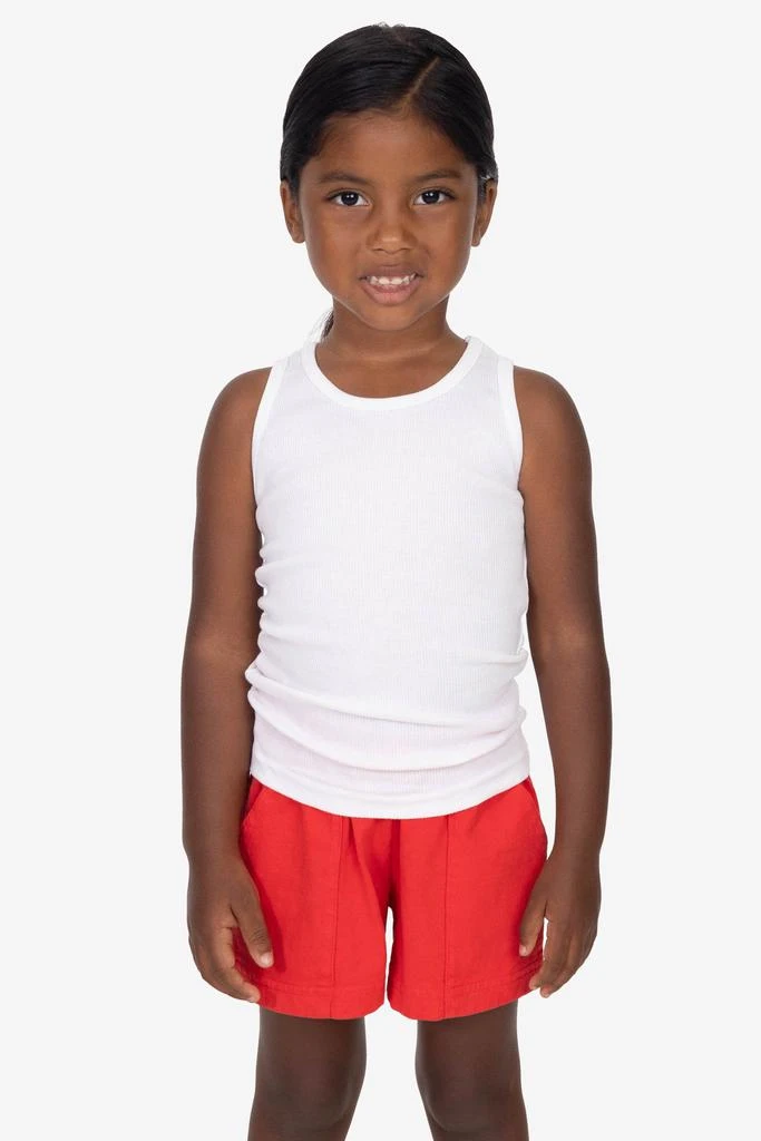 Los Angeles Apparel 21108 - Toddler 2x1 Cotton Rib Tank 2