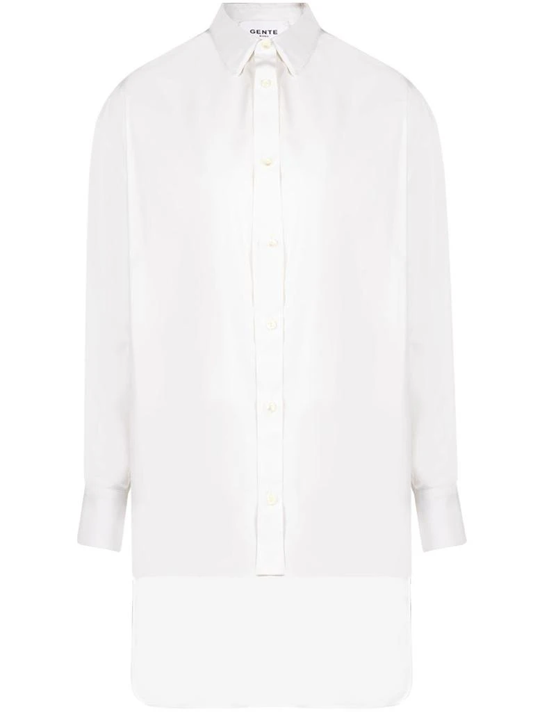 NA White over shirt asymmetric 1