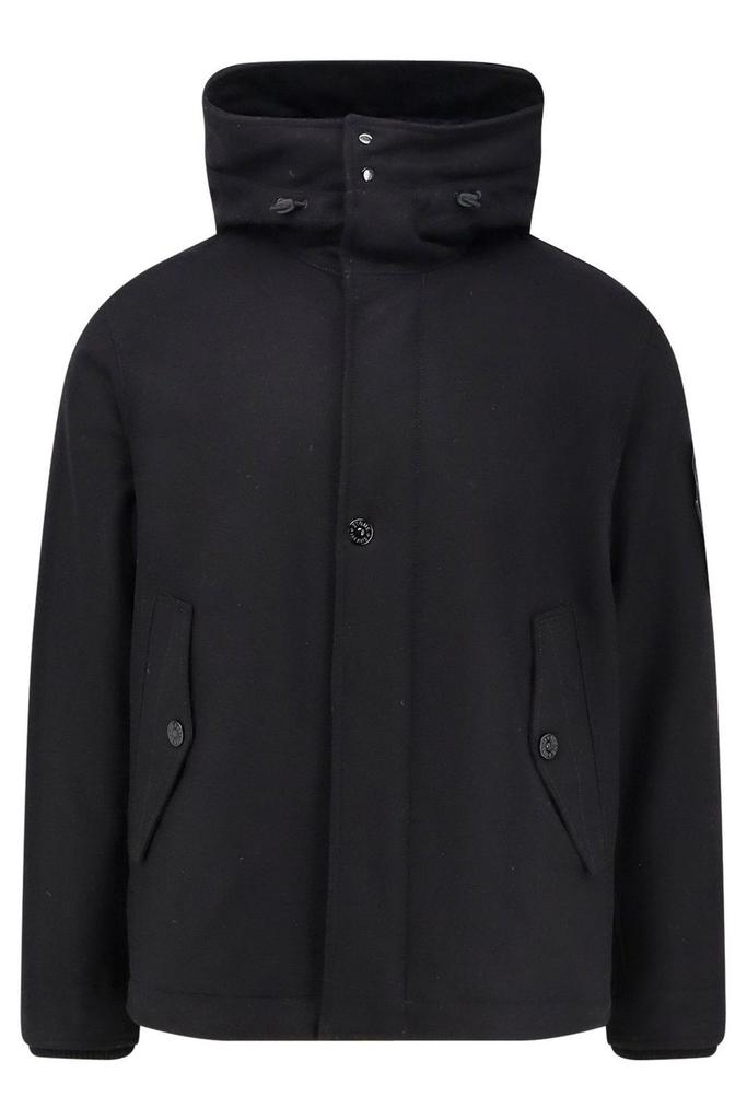 Stone Island Logo Patch Hooded Jacket – On Sale Now with Up