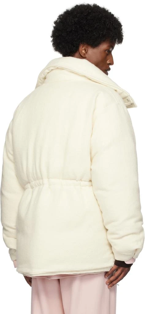 AURALEE Off-White Brushed Alpaca Wool Down Jacket 3