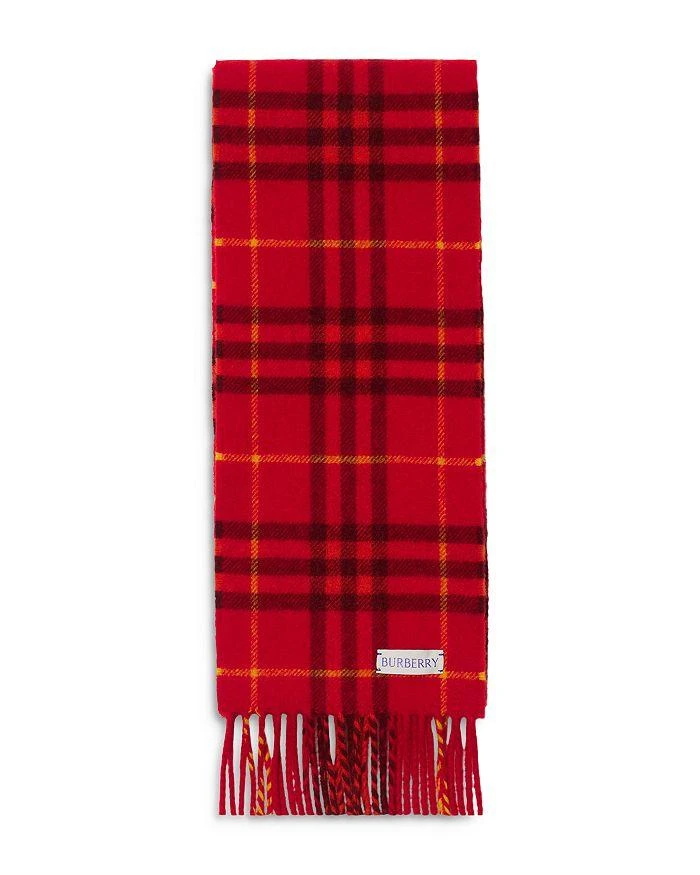 Burberry Narrow Check Cashmere Scarf 4