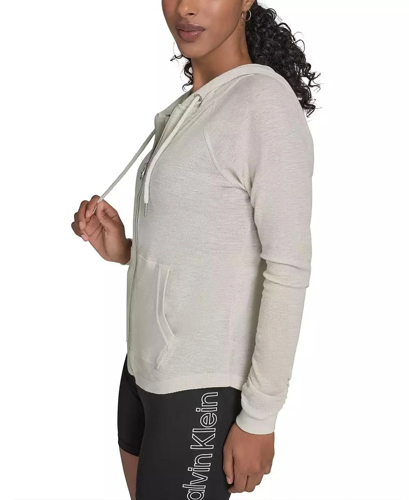 Calvin Klein Ruched-Sleeve Zip Hoodie 8