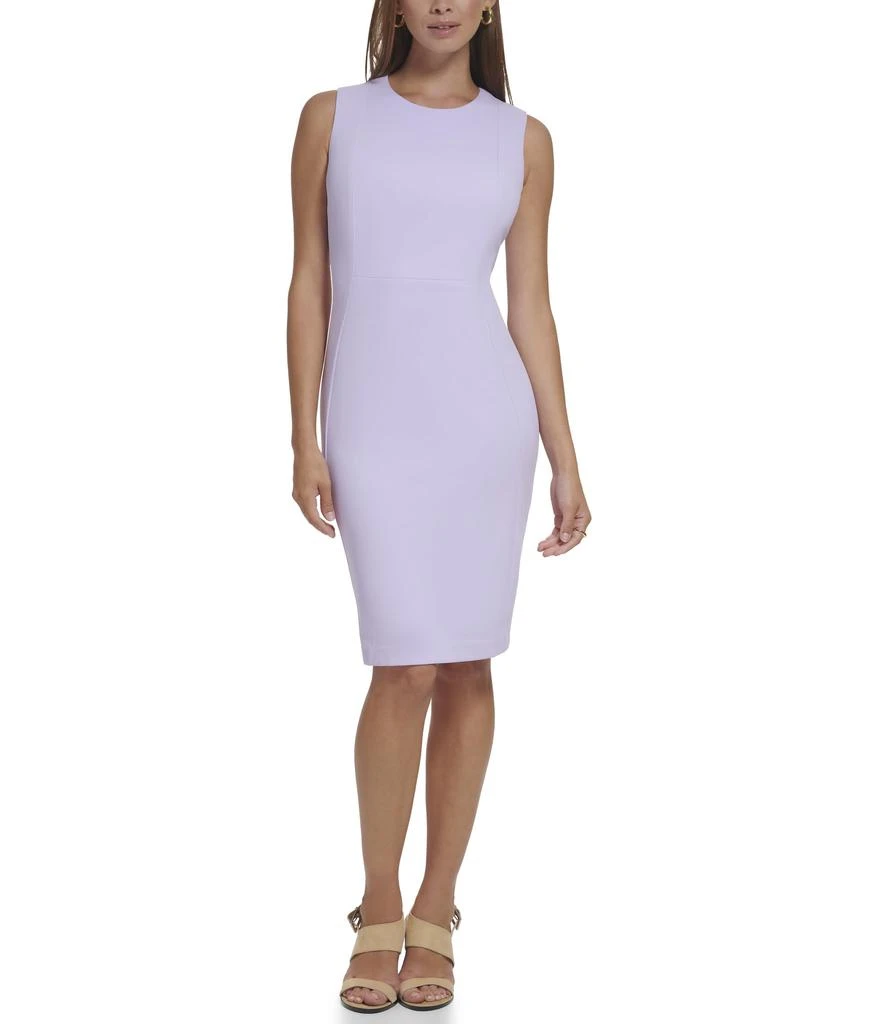 Calvin Klein Sleeveless Short Sheath 4