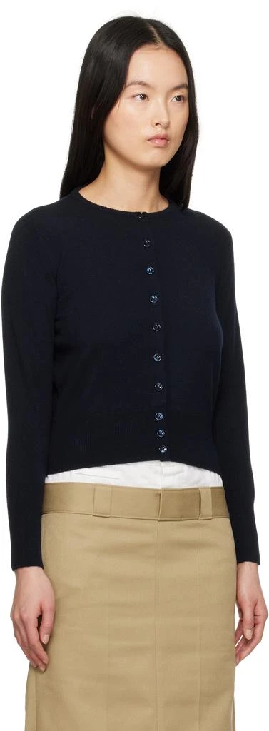 MAISON MARGIELA Navy Wool Cardigan 2