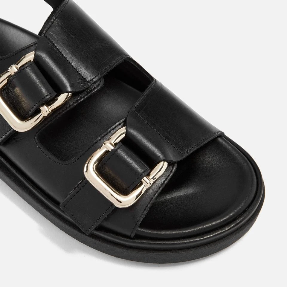 ALOHAS ALOHAS WOMEN'S HARPER LEATHER DOUBLE STRAP SANDALS 3