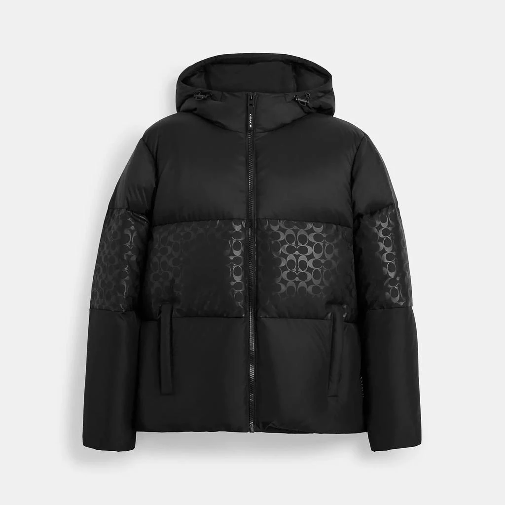Coach Colorblock Down Jacket 1