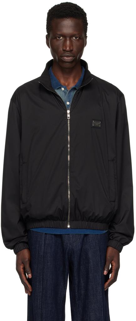【関税込み】dolce & gabbana Logo plaque bomber jacket Dolce & Gabbana Logo-plaque Bomber Jacket In Black | ModeSens