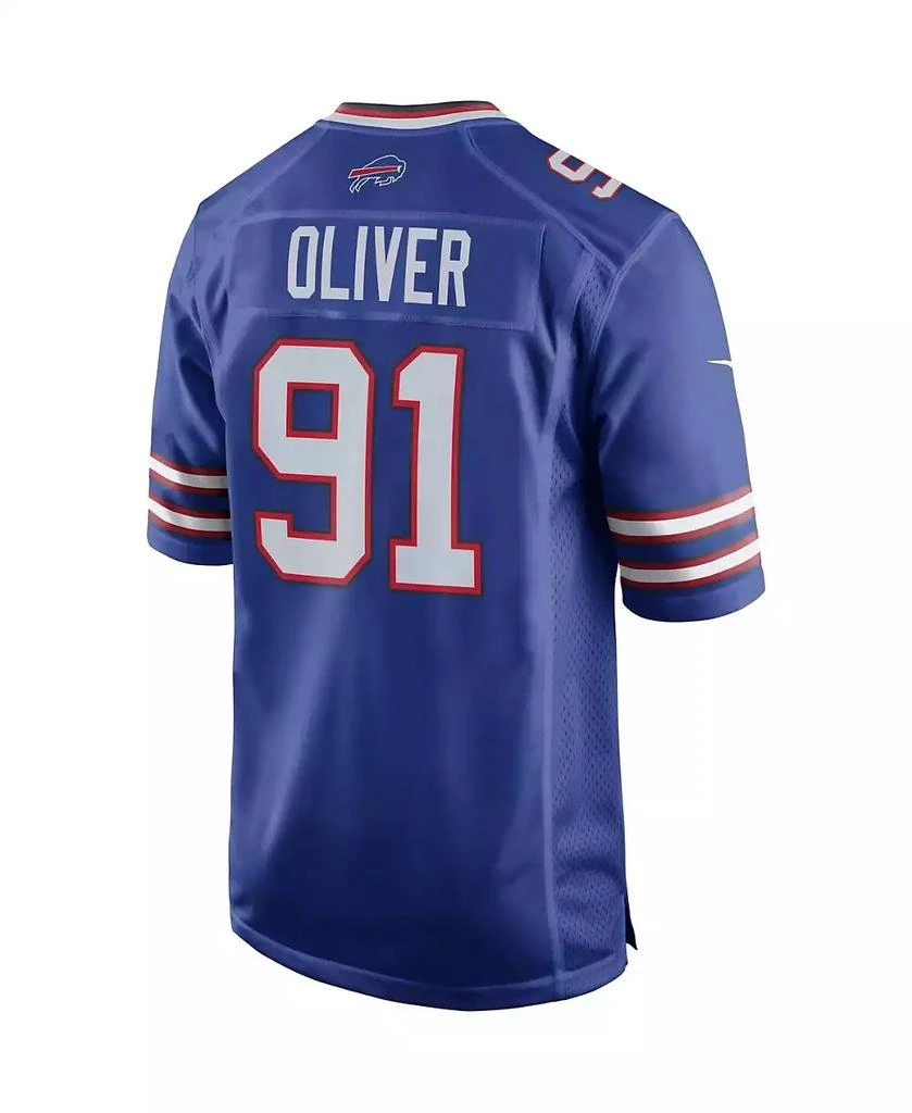 NIKE Men's Ed Oliver Royal Buffalo Bills Team Game Player Jersey 3