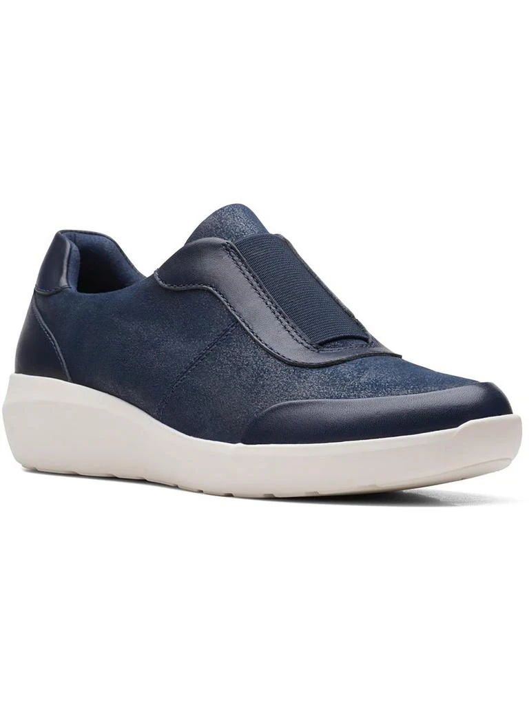 Clarks Kayleigh Peak Womens Leather Laceless Casual And Fashion Sneakers 1