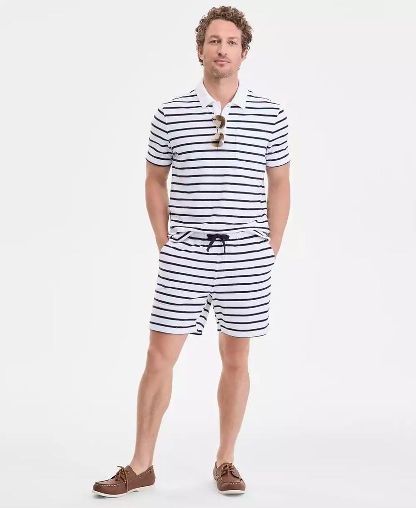 Club Room Men's Bengal Striped Terry Cloth Shorts, Exclusively at Macy's