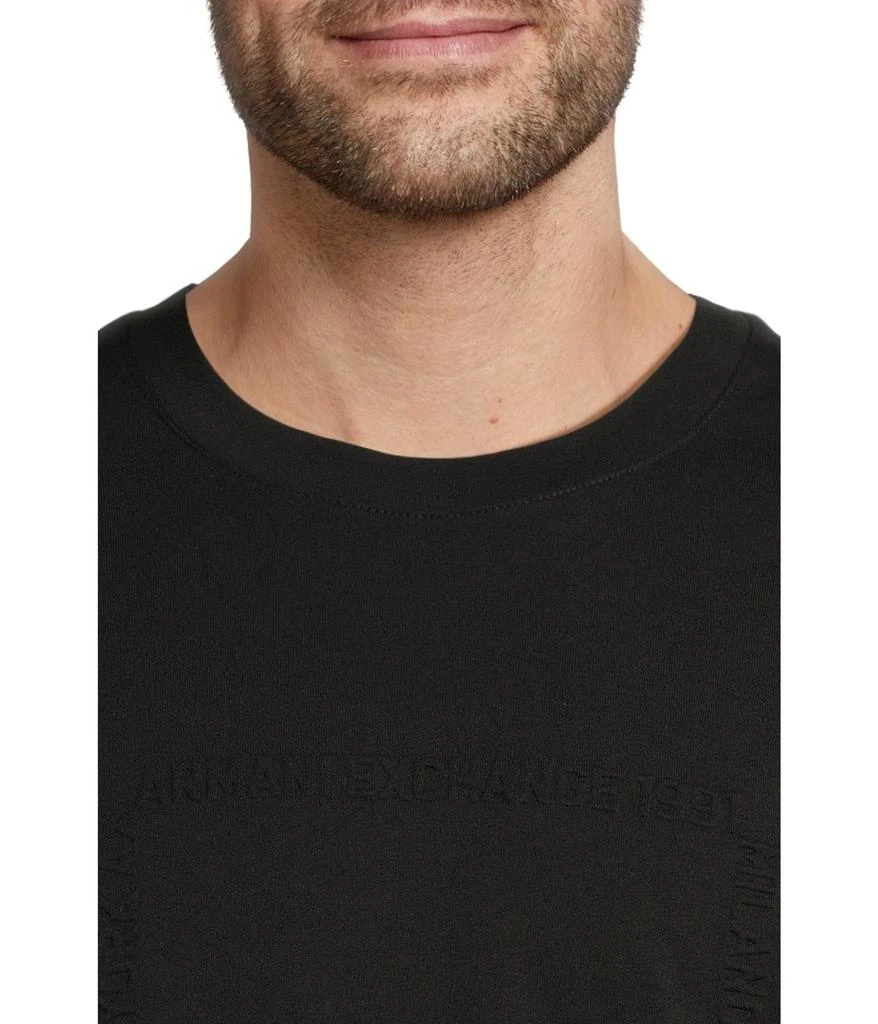 Armani Exchange Armani Exchange 1991 Milano/New York Text Creating Central Square On Regular Fit Tee 4