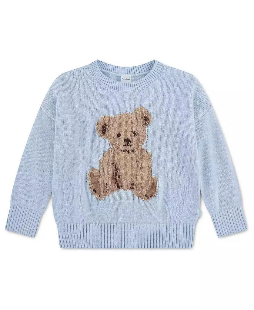 abercrombie kids Toddler Girls' 2T-5T Bear Oversized Fit Sweater