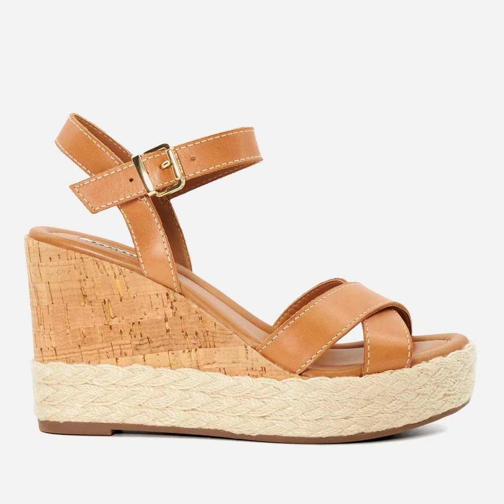 Dune Dune London Women's Kindest Leather Wedge Sandals 1