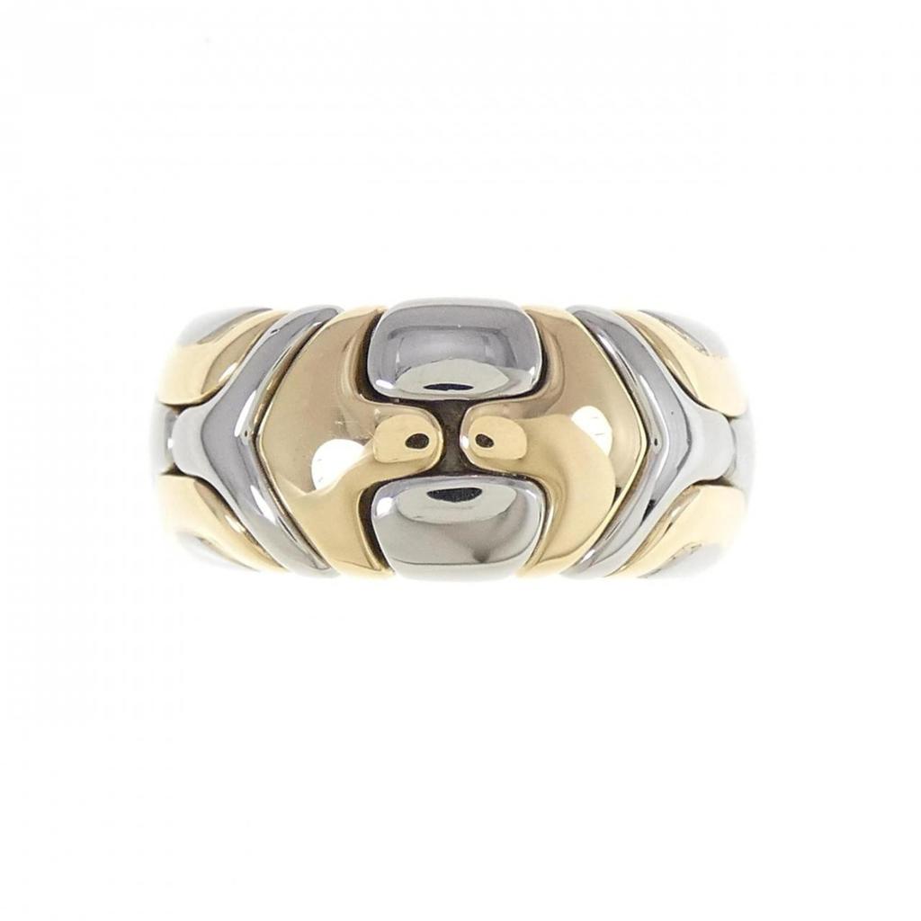BVLGARI Stainless Steel yellow gold (18K) Band Ring (Pre-Owned)