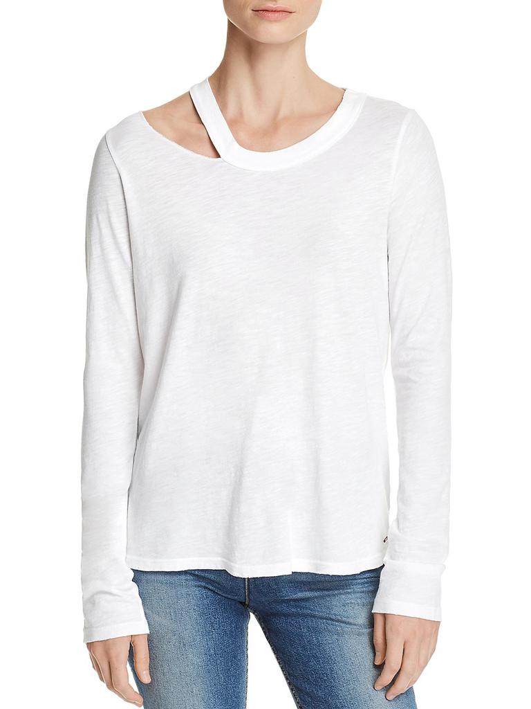 n:philanthropy Alexa Womens Cotton Cut Out T-Shirt