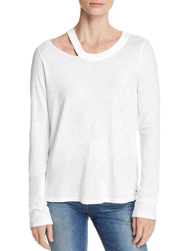 n:philanthropy Alexa Womens Cotton Cut Out T-Shirt 1