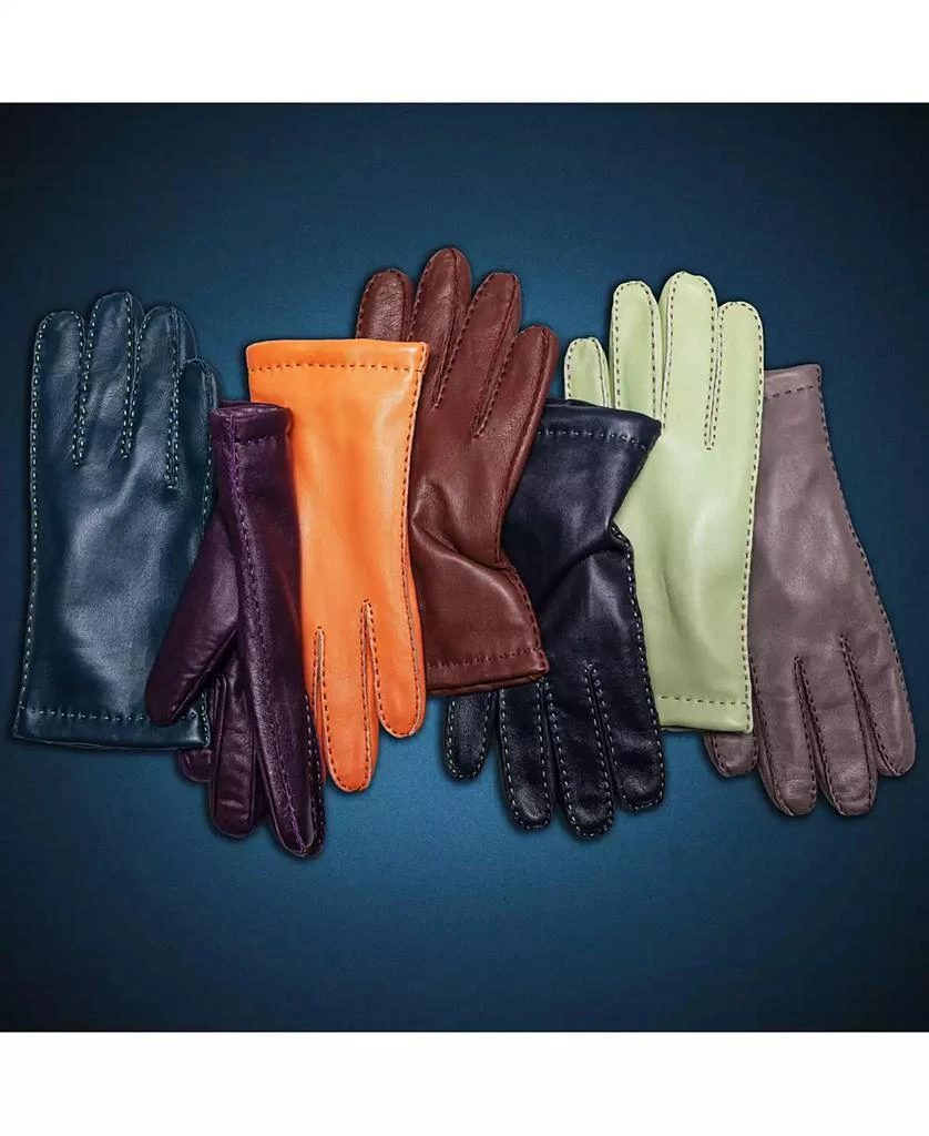 KESSLER Women`s Hand-sewn Premium Lamb Leather Touchscreen Gloves "MILLIE" 6