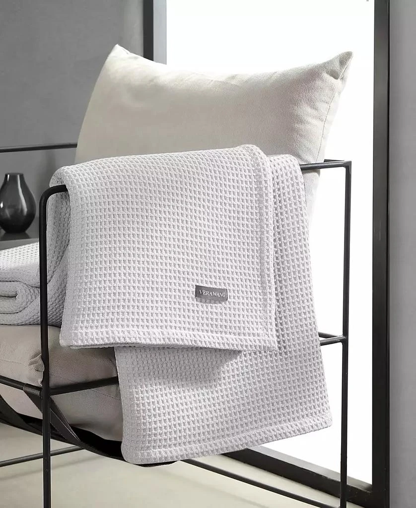 Vera Wang Waffleweave Cotton Reversible Blanket 4