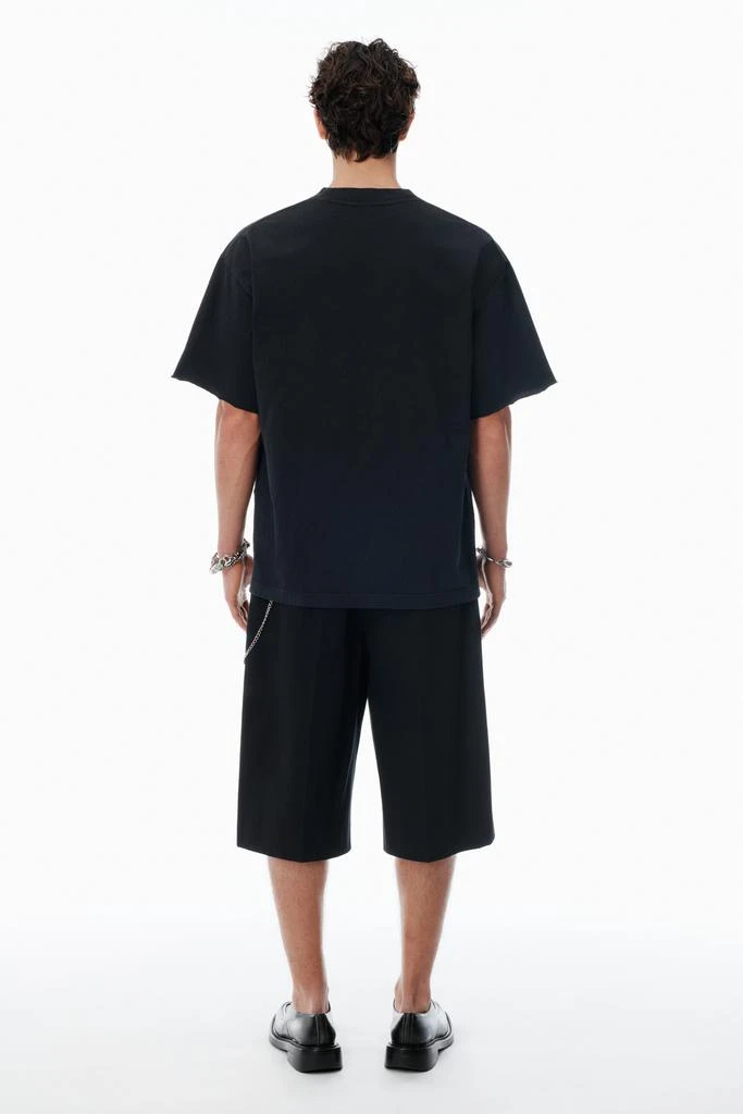 Alexander Wang Black Cotton Logo T-Shirt 4