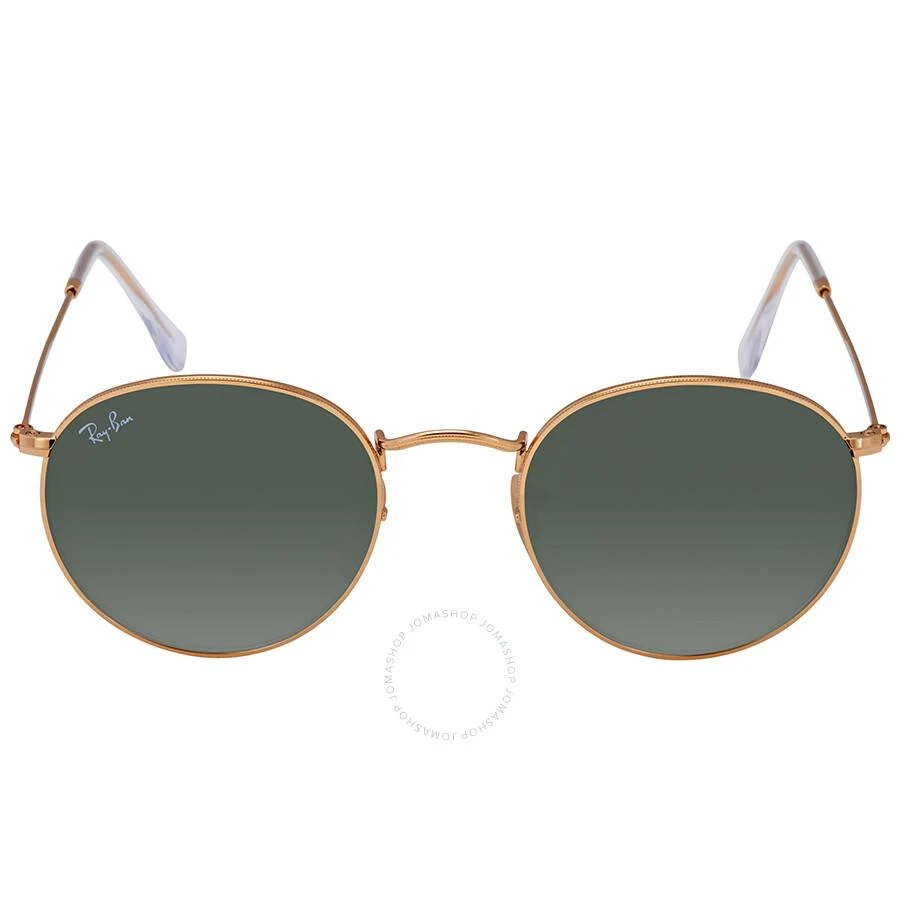 Ray-Ban Round Metal Green Classic G-15 Unisex Sunglasses RB3447N 001 50 1