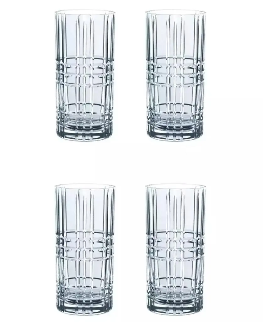 Nachtmann Square Longdrink Glass, Set of 4