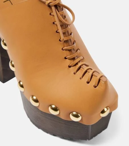 ETRO Plateau 90 leather pumps 6