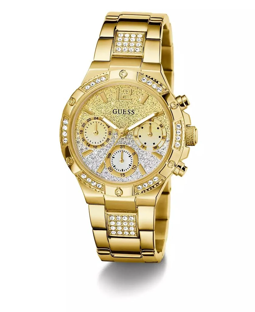 GUESS Women
s Gold Tone Multi-function Watch, 38mm 3