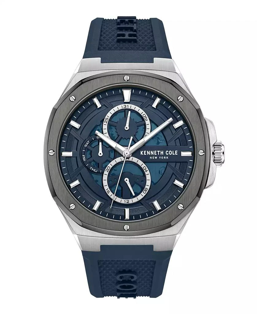 Kenneth Cole Men's Dress Sport Blue Stainless Steel Watch, 43.5mm 1