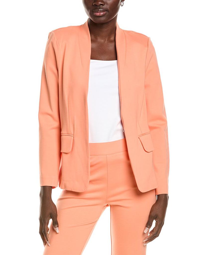 Isaac Mizrahi Collarless Jacket