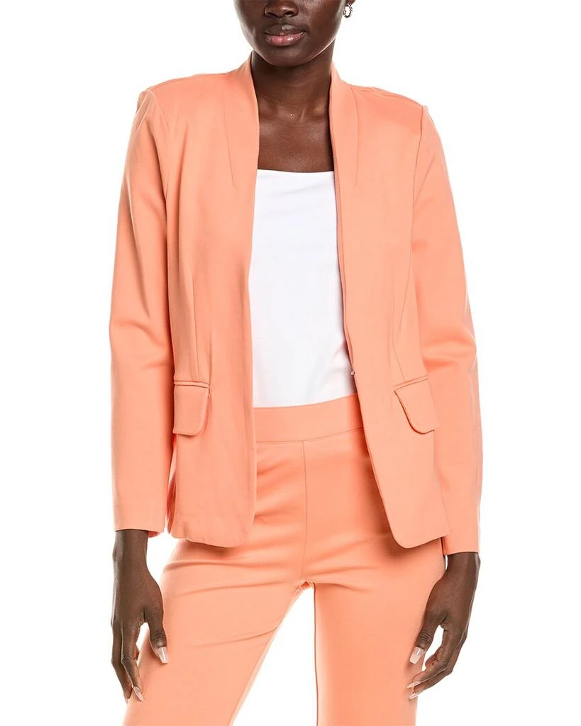 Isaac Mizrahi Collarless Jacket 1