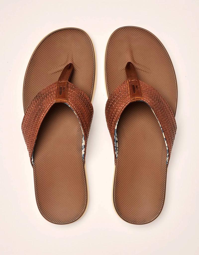 Johnnie-O Johnnie-O - Men's Boardwalk Woven Faux Leather Sandal