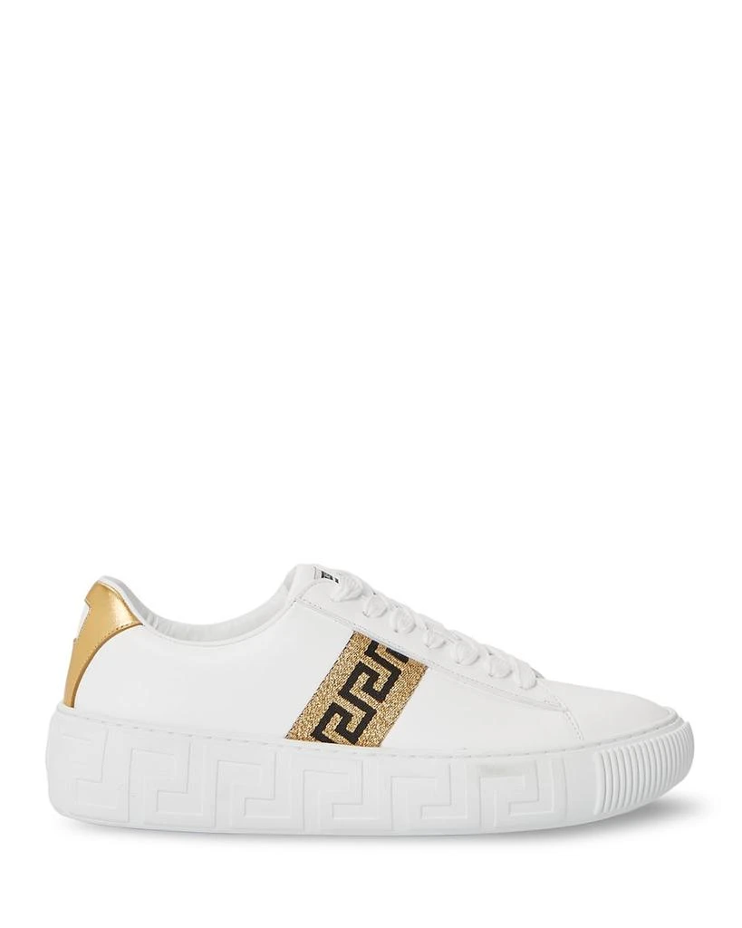 Versace Women's Lace Up Low Top Sneakers 3