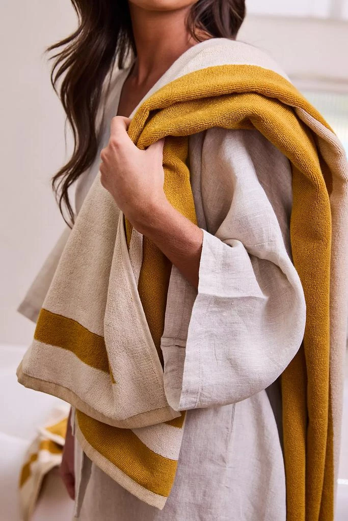 Bed Threads Bed Threads Two-Toned Bath Sheets Set 4