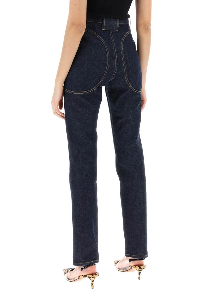 ALAIA high-waisted slim fit jeans 3