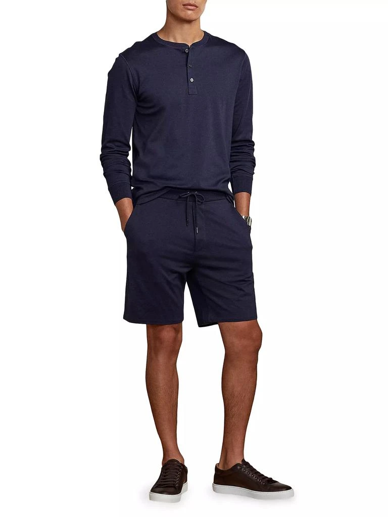 Ralph Lauren Textured Cotton-Silk Henley Shirt 8
